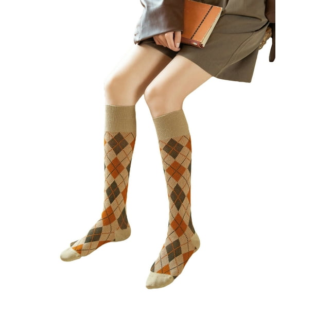 High Elasticity Girl Cotton Knee High Socks Uniform Red Umbrella Women Tube Socks High Elasticity Girl Cotton Knee High Socks Uniform Red Umbrella Women Tube Socks